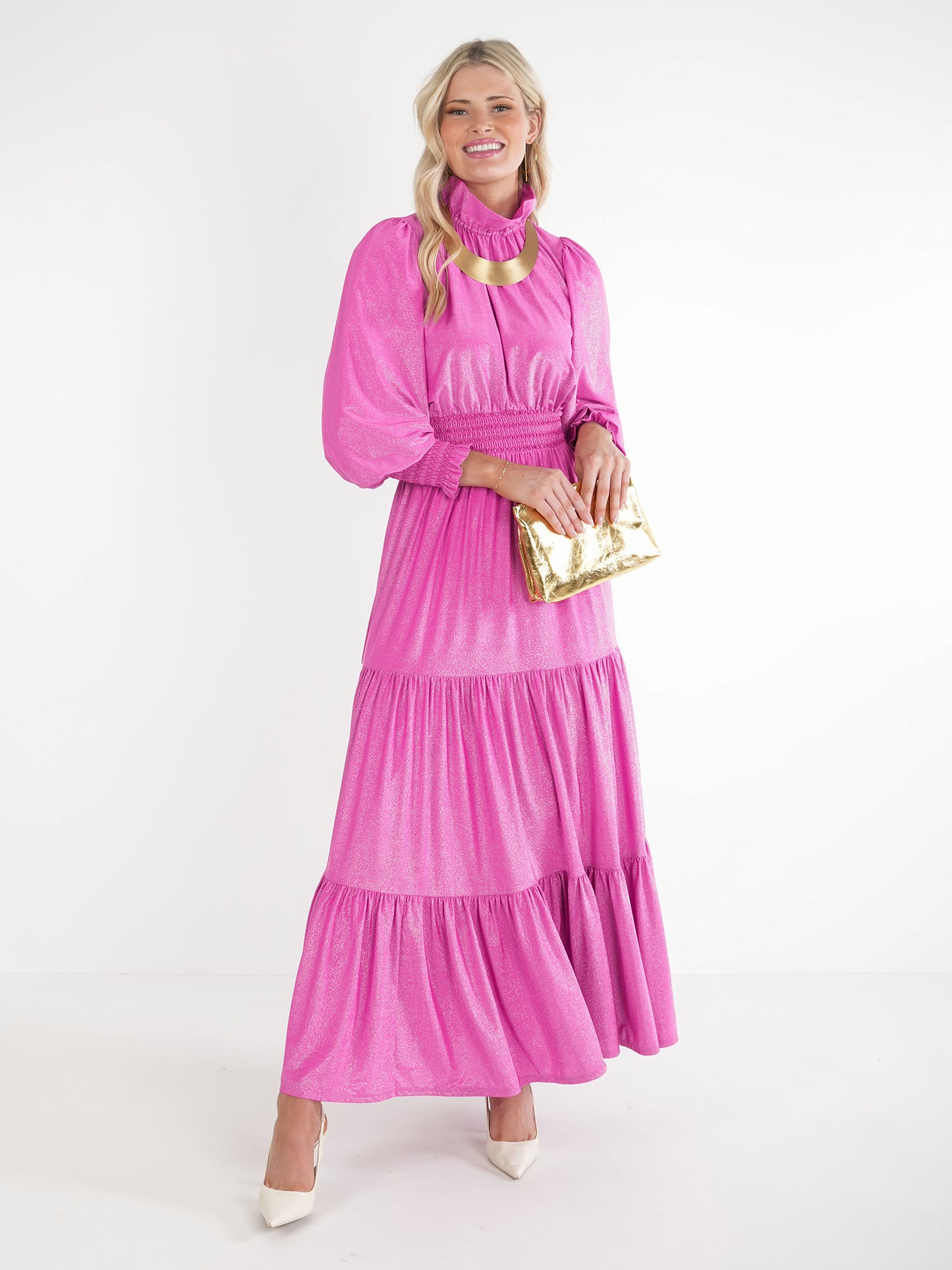 Maggie Maxi - Fuchsia Fedora