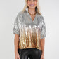 Poppy Top - Ombre Sequin