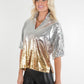 Poppy Top - Ombre Sequin