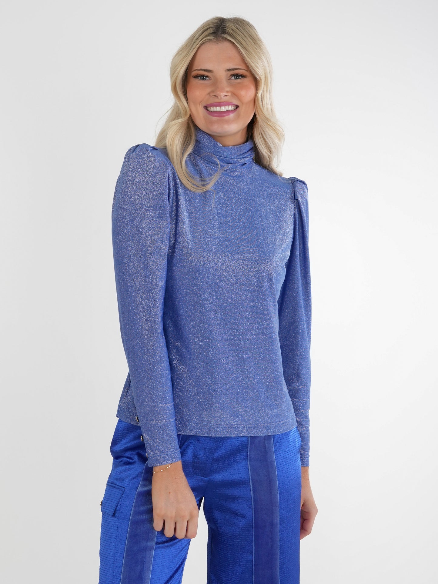 Tessa Turtleneck - Dazzling Blue