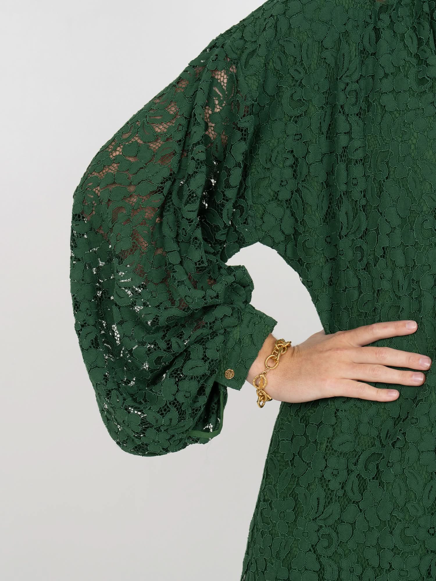 Fiona Dress in Eden Green XS Fiona Dress in Eden Green XS