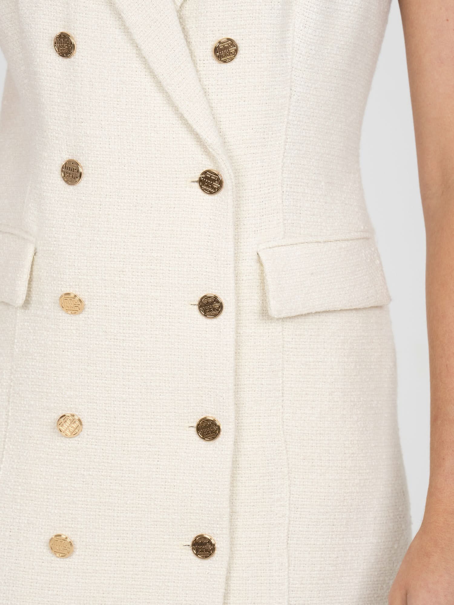 Kelly Dress in Winter White S Kelly Dress in Winter White S