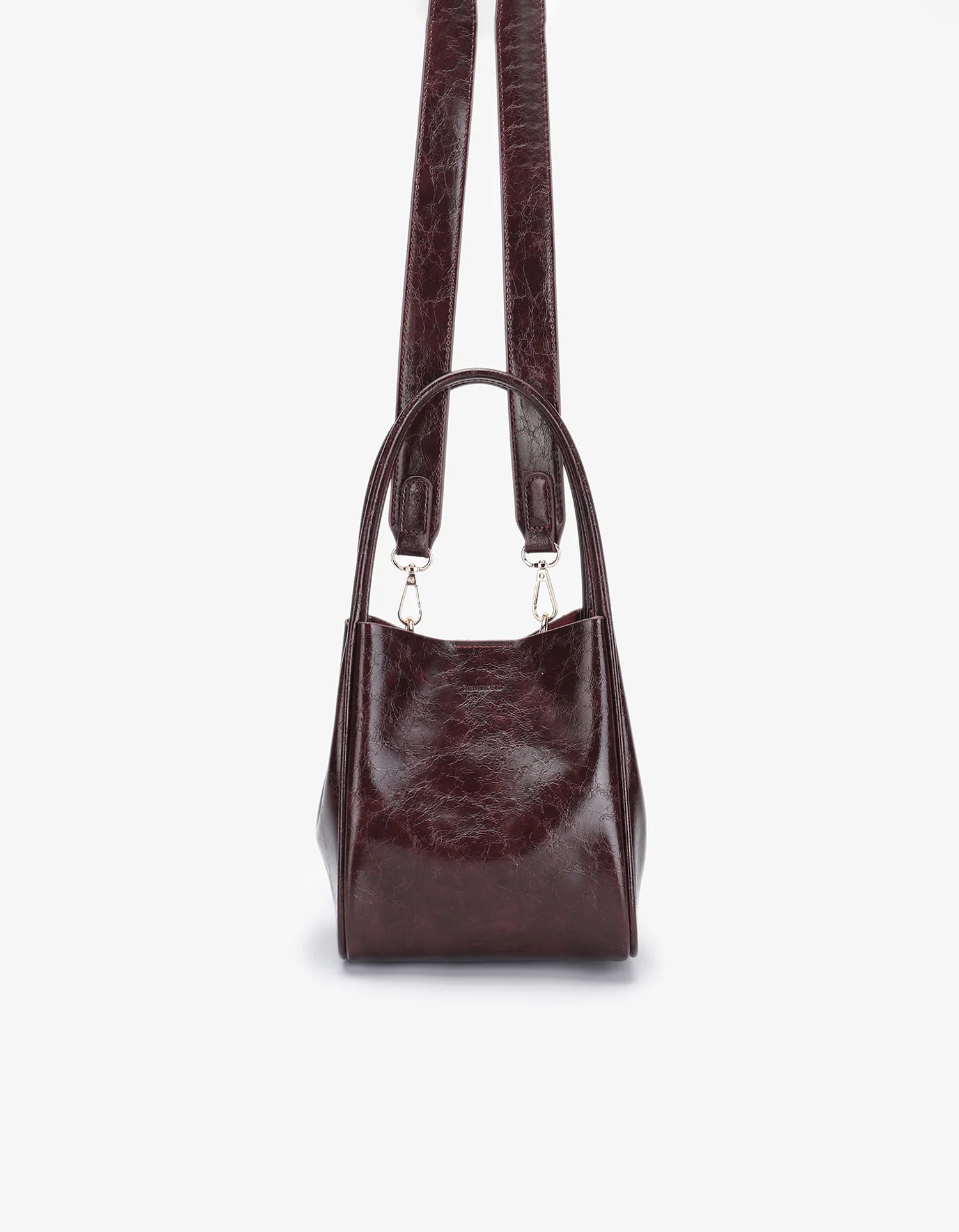 Hollace Mini Tote - Waxed Oxblood