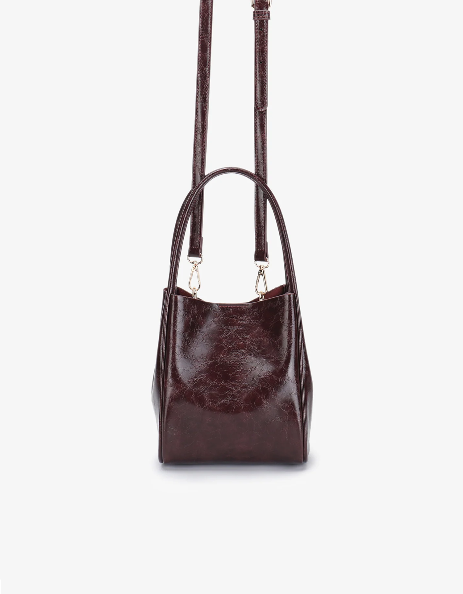 Hollace Mini Tote - Waxed Oxblood
