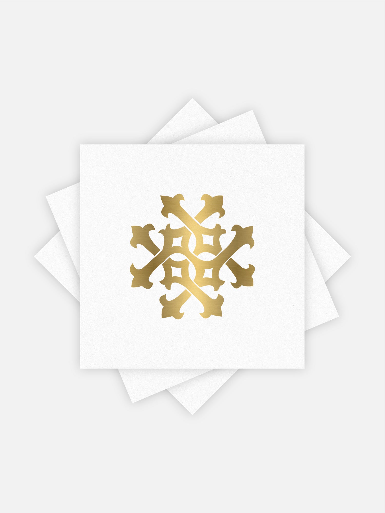 1-Letter Monogrammed Cocktail Napkins