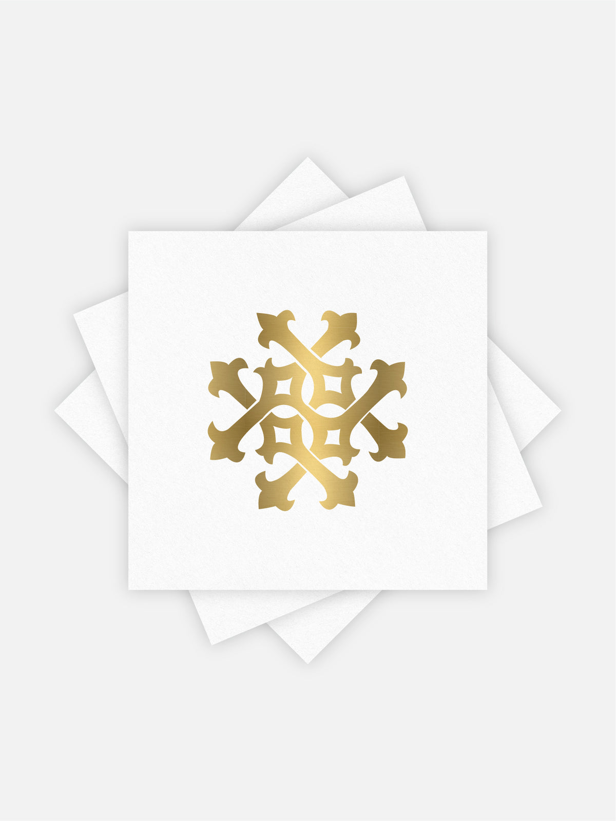 1-Letter Monogrammed Cocktail Napkins