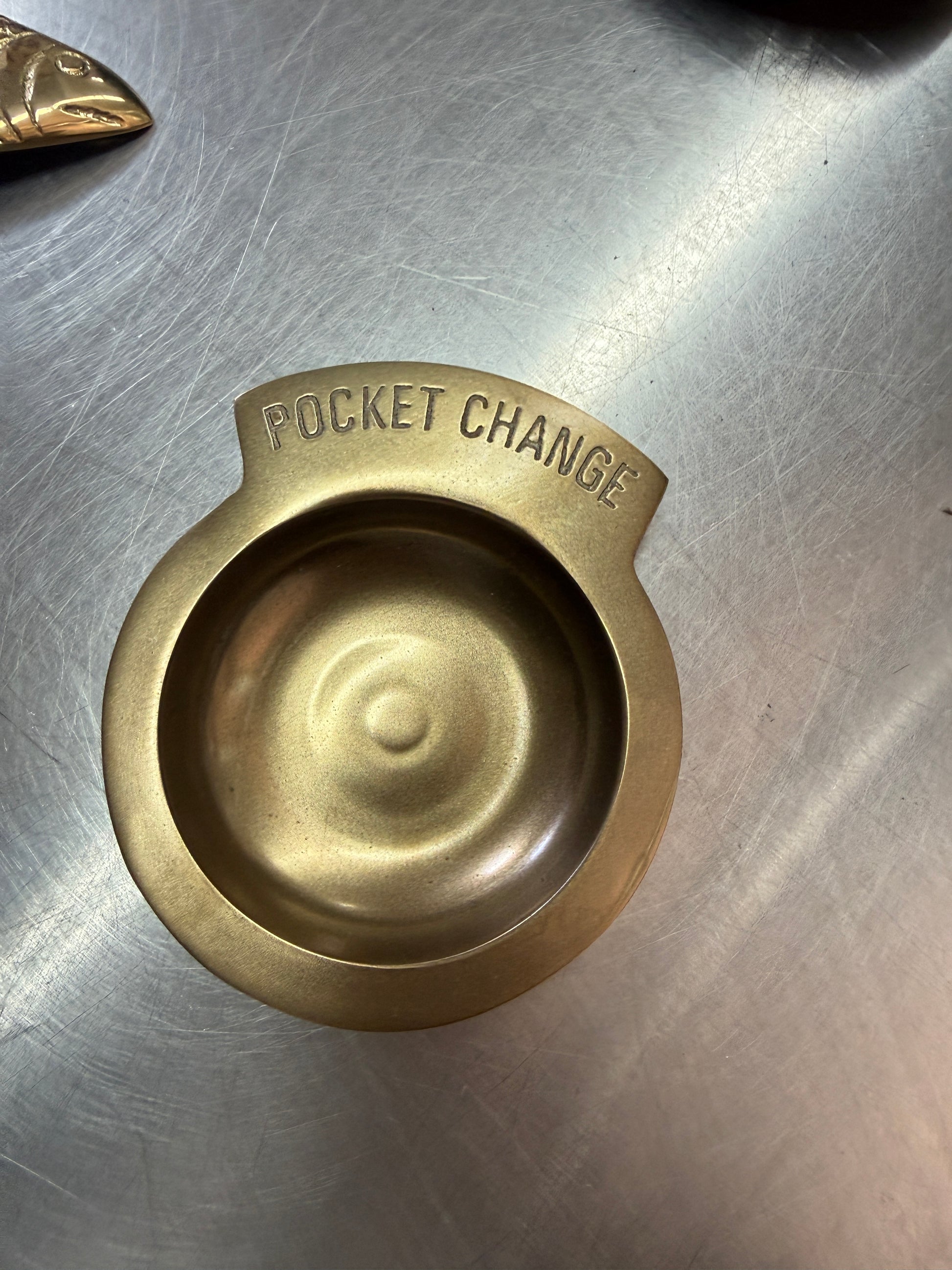 Pocket Change Brass Dish