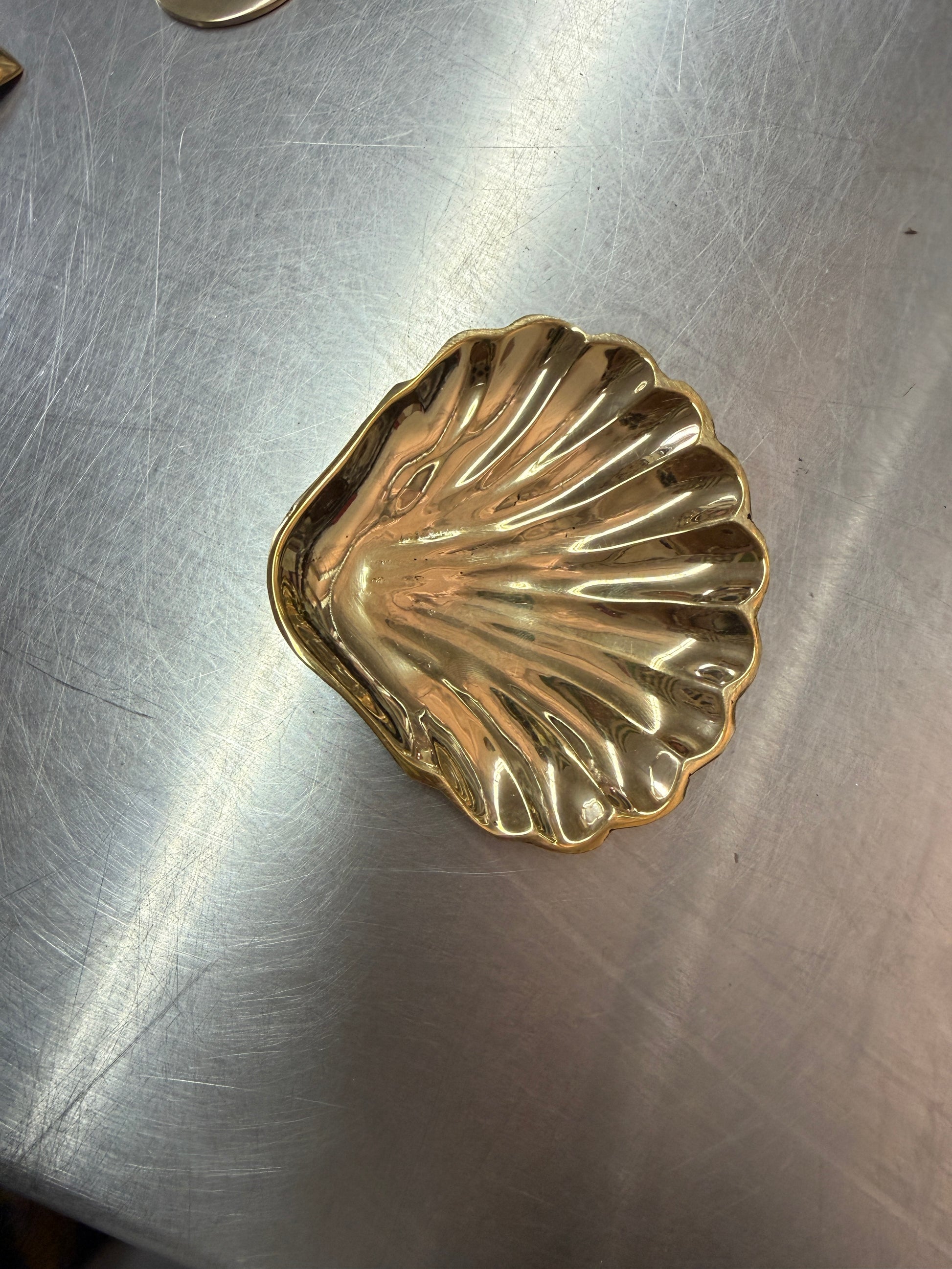 Gold Sea Shell Dish