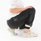 Downtown Jogger - Black with Gold Accent