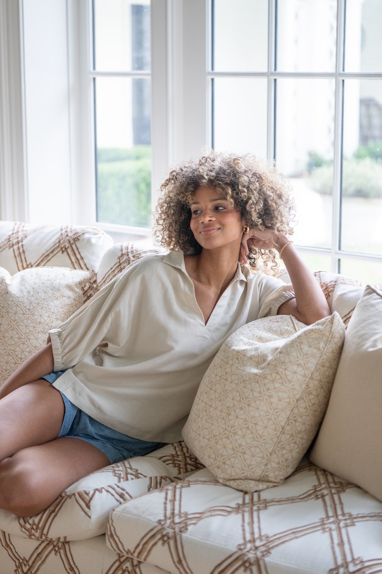 Poppy Top in Sandshell Linen – Emily McCarthy
