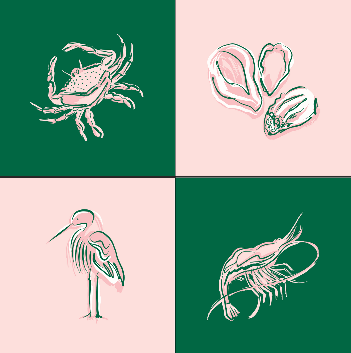 Low Country CHS Cocktail Napkins