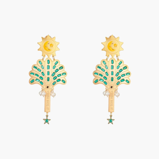 La Palmera Earrings Clip On