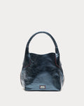 Sweet Pea Mini Tumbled Leather Metallic Navy