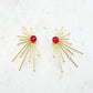 Red Sun Earrings