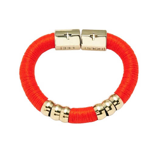 Colorblock Bracelet- Red