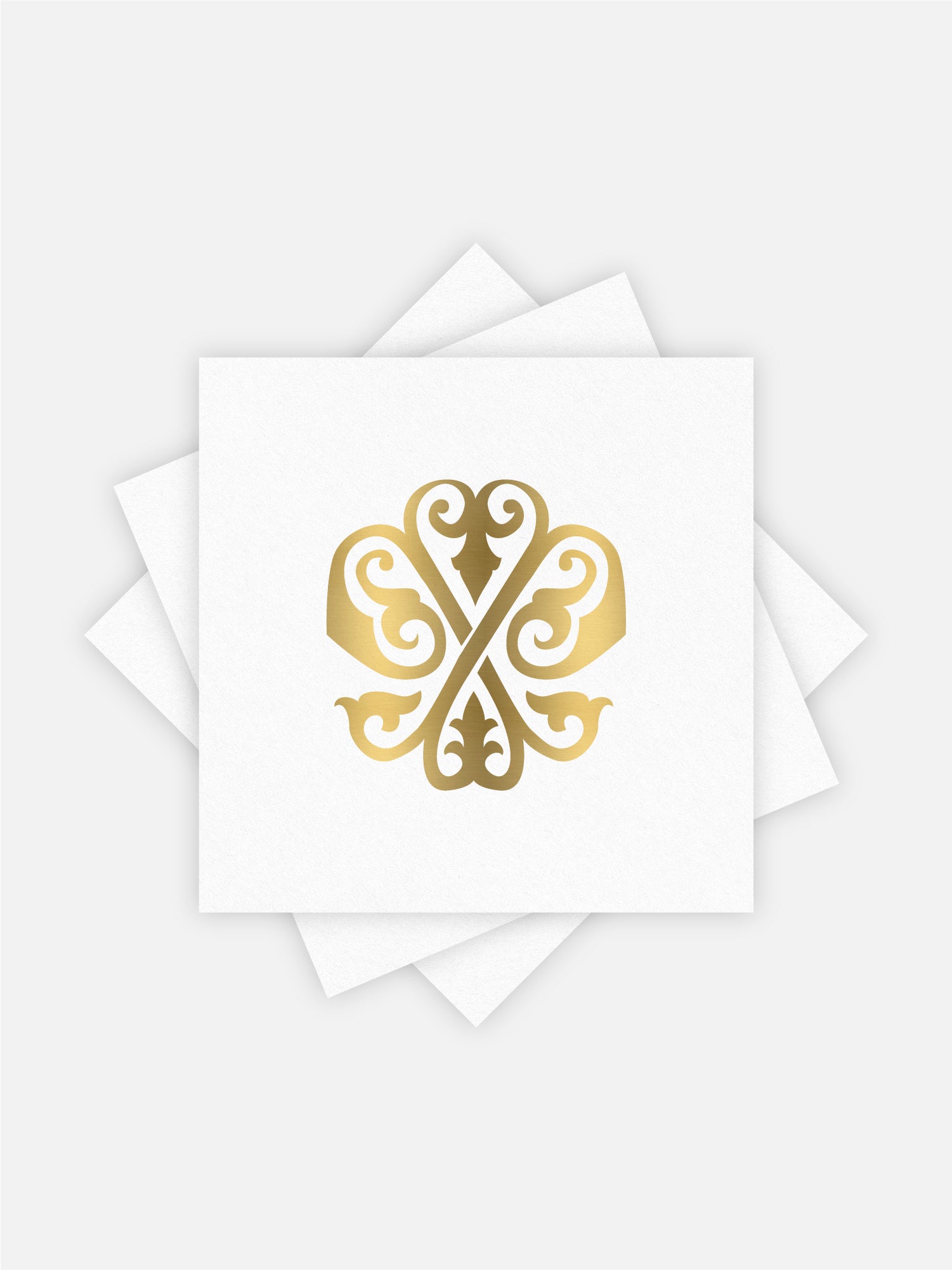 1-Letter Monogrammed Cocktail Napkins