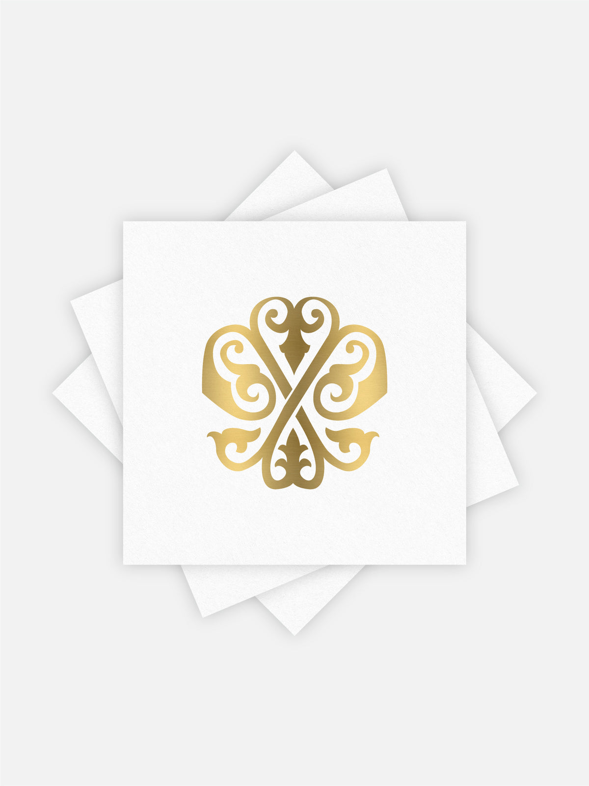 1-Letter Monogrammed Cocktail Napkins