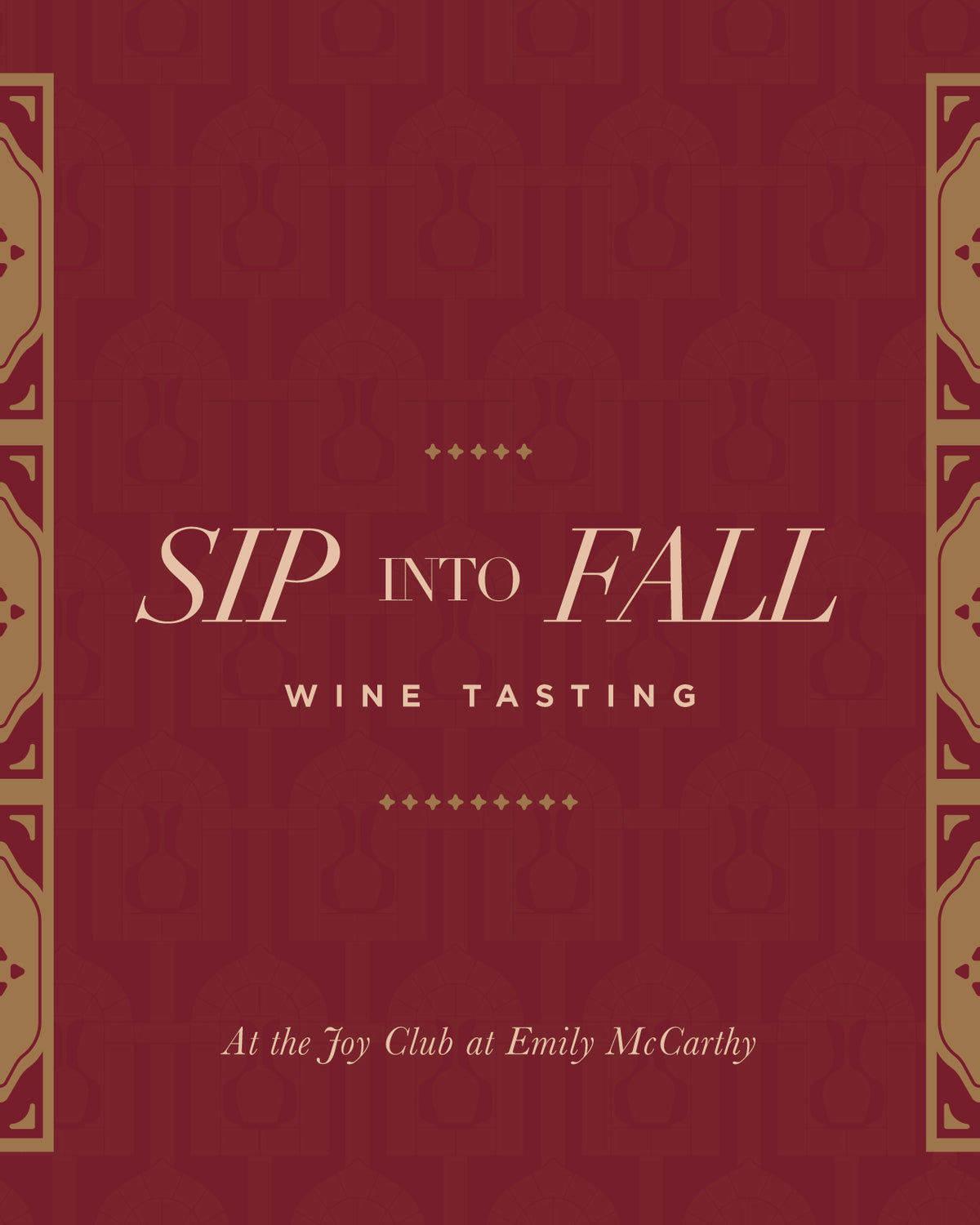 Sip Into Fall Wine Tasting
