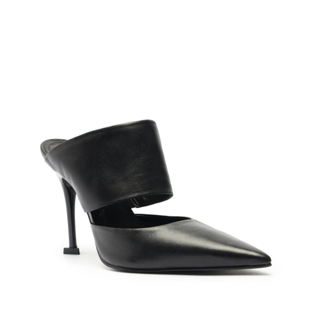 Quereda Leather Pump - Black