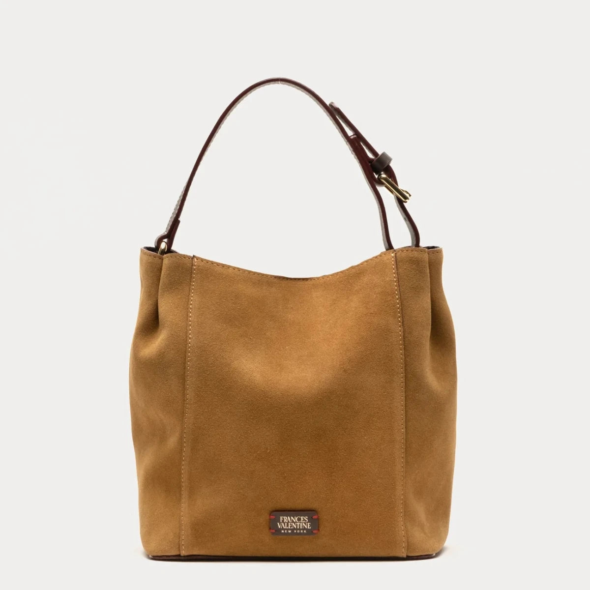 Small June Suede Leather - Chestnut