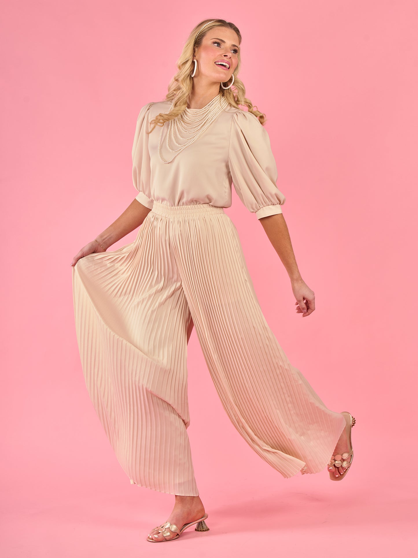 Pleated Pant