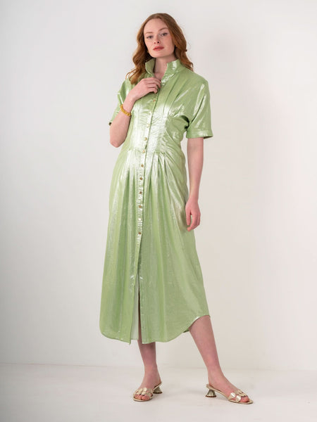 Georgia Dress in Opal Green Georgia Dress in Opal Green
