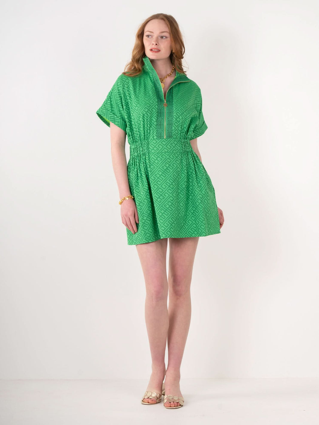 Emily McCarthy Pullover Dress- Sandshell