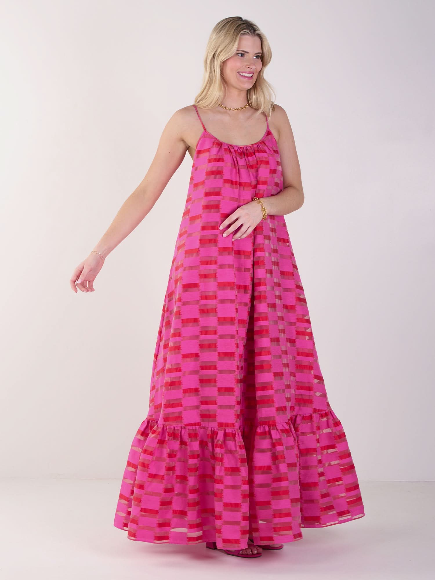Susannah Maxi in Sunset Stripe Emily McCarthy Susannah Maxi in Sunset Stripe Emily McCarthy