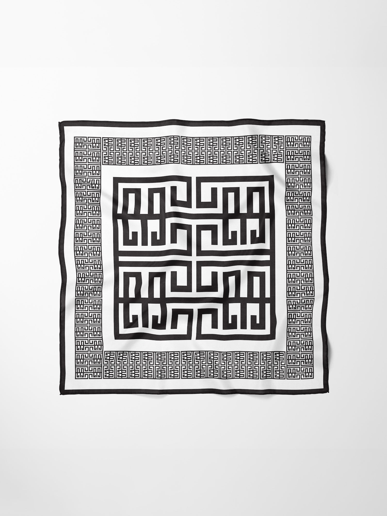 Hand-Stitched Silk Scarf