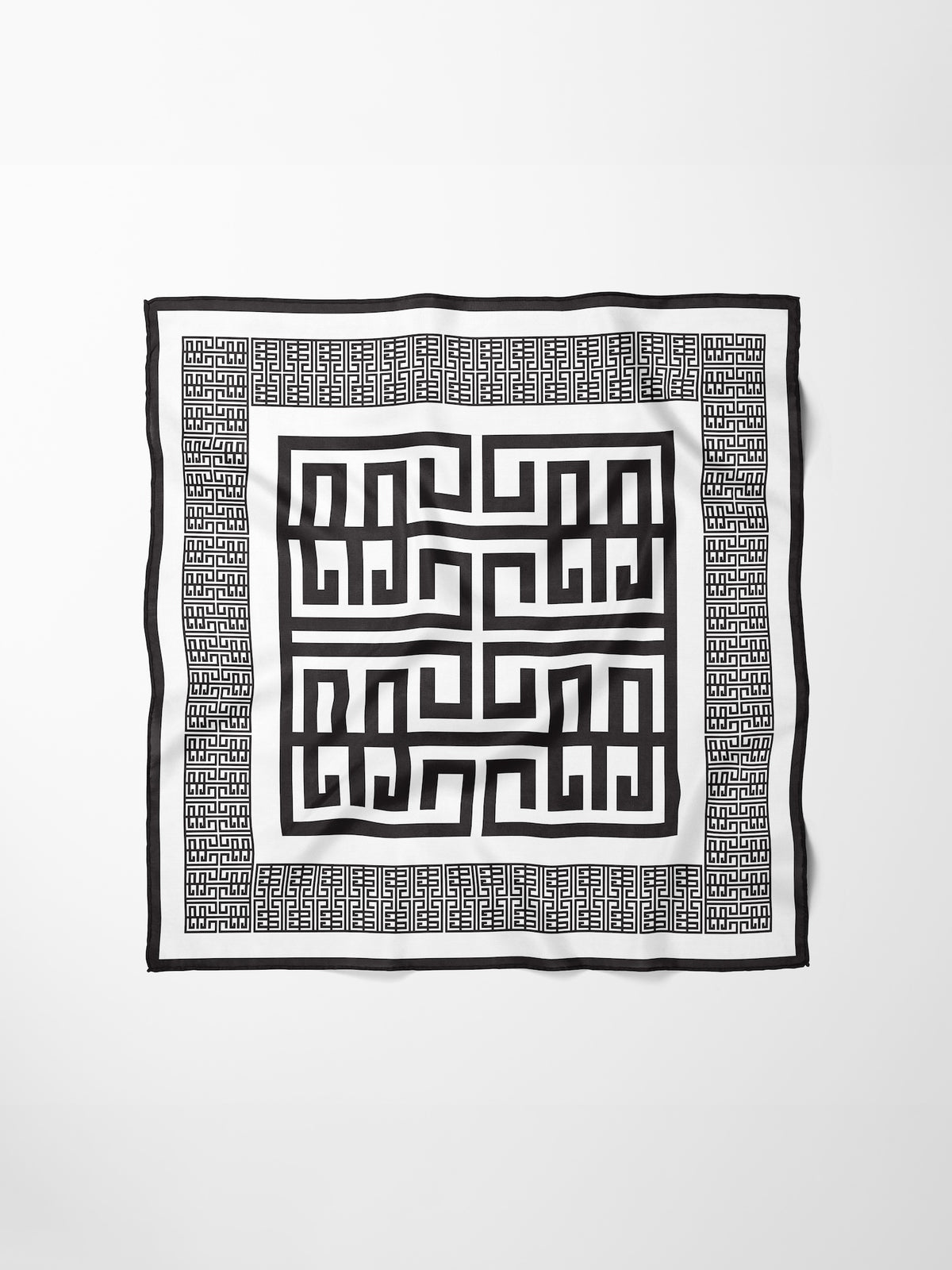 Hand-Stitched Silk Scarf