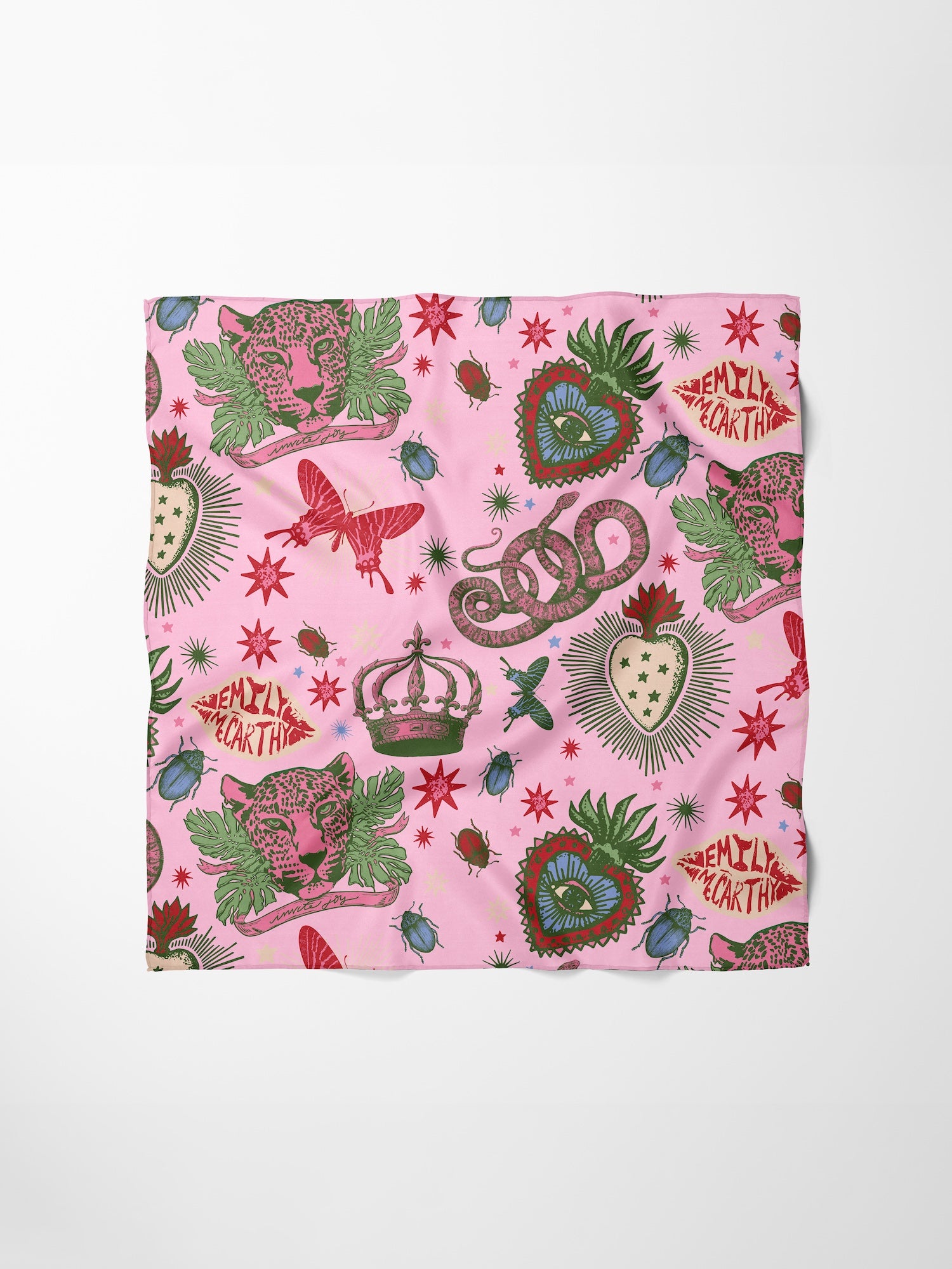 Hand-Stitched Silk Scarf