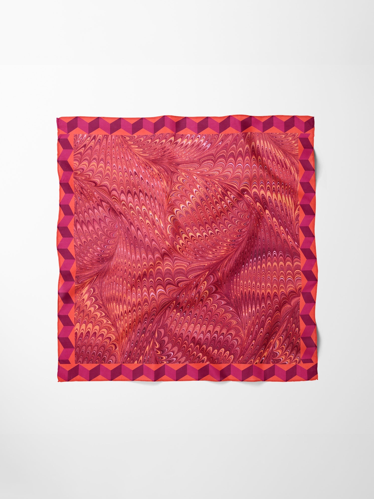 Hand-Stitched Silk Scarf