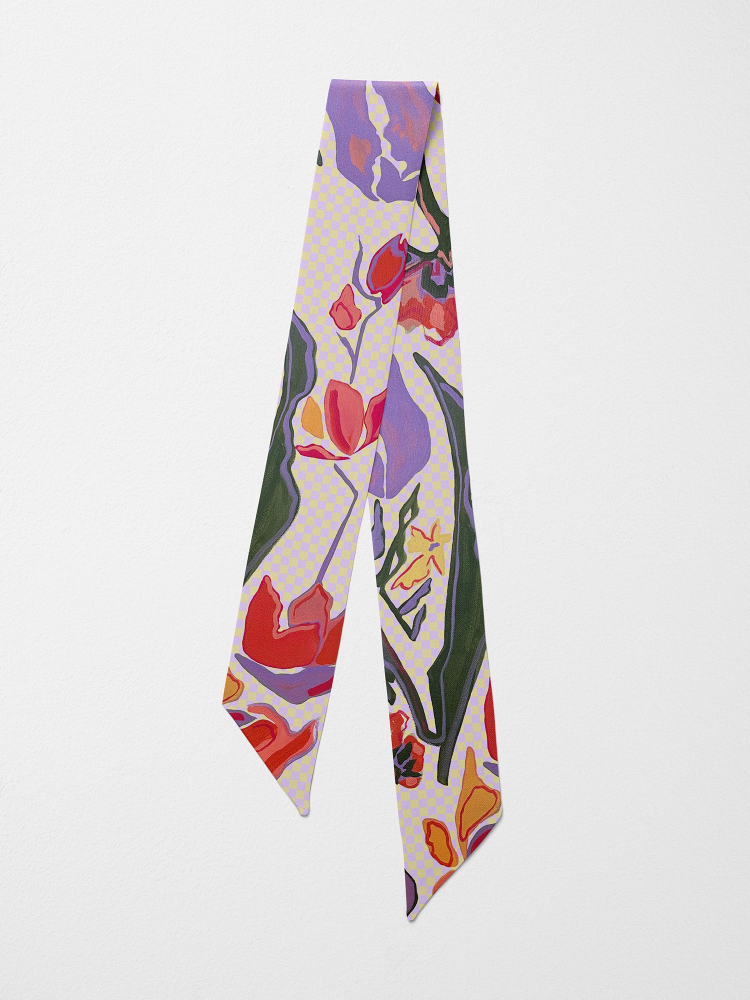 Hand-Stitched Silk Scarfette