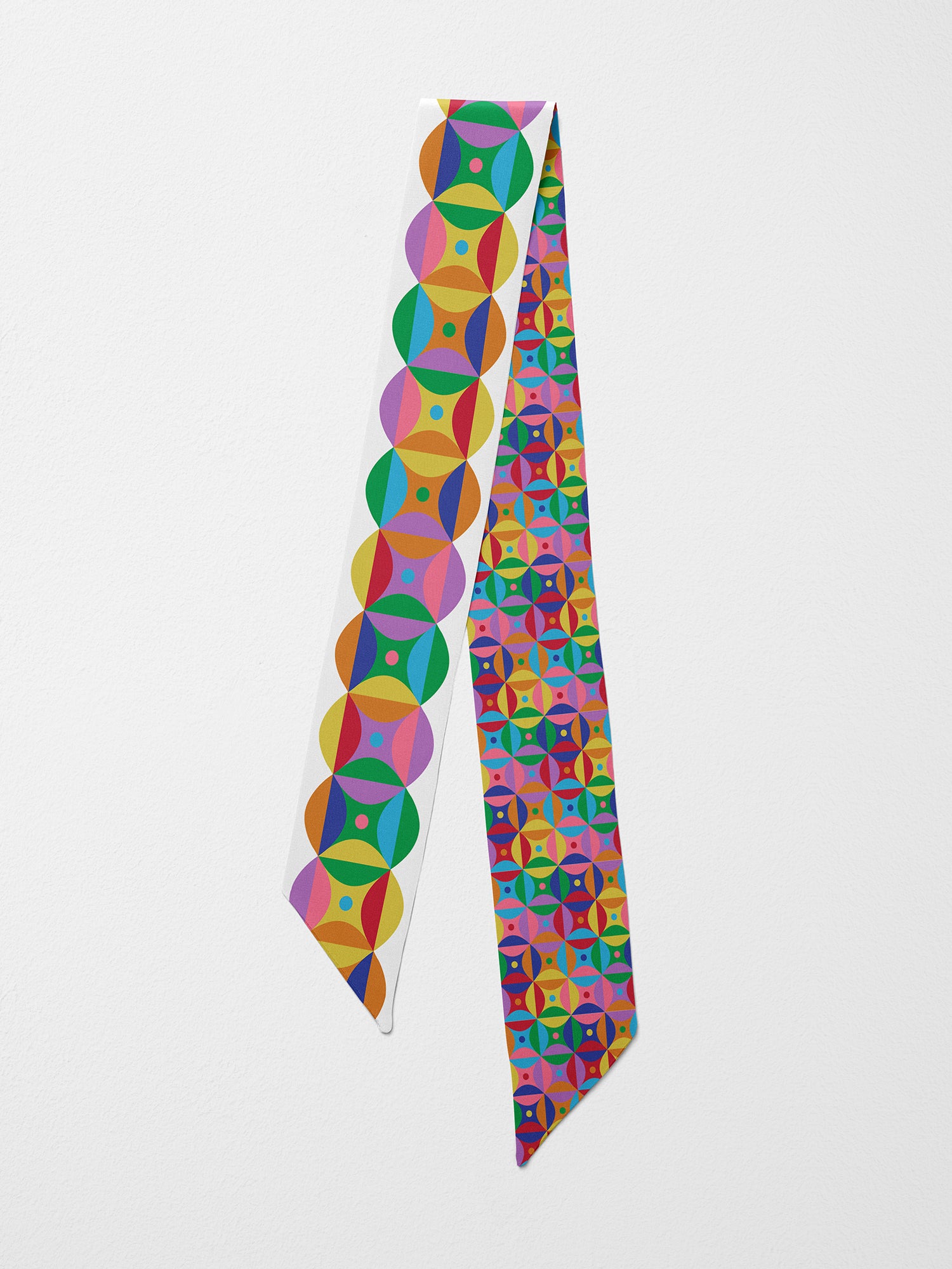 Hand-Stitched Silk Scarfette