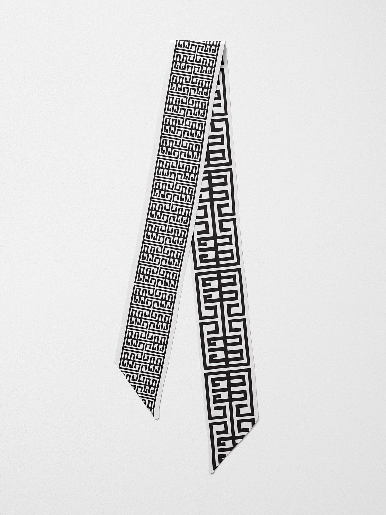 Hand-Stitched Silk Scarfette