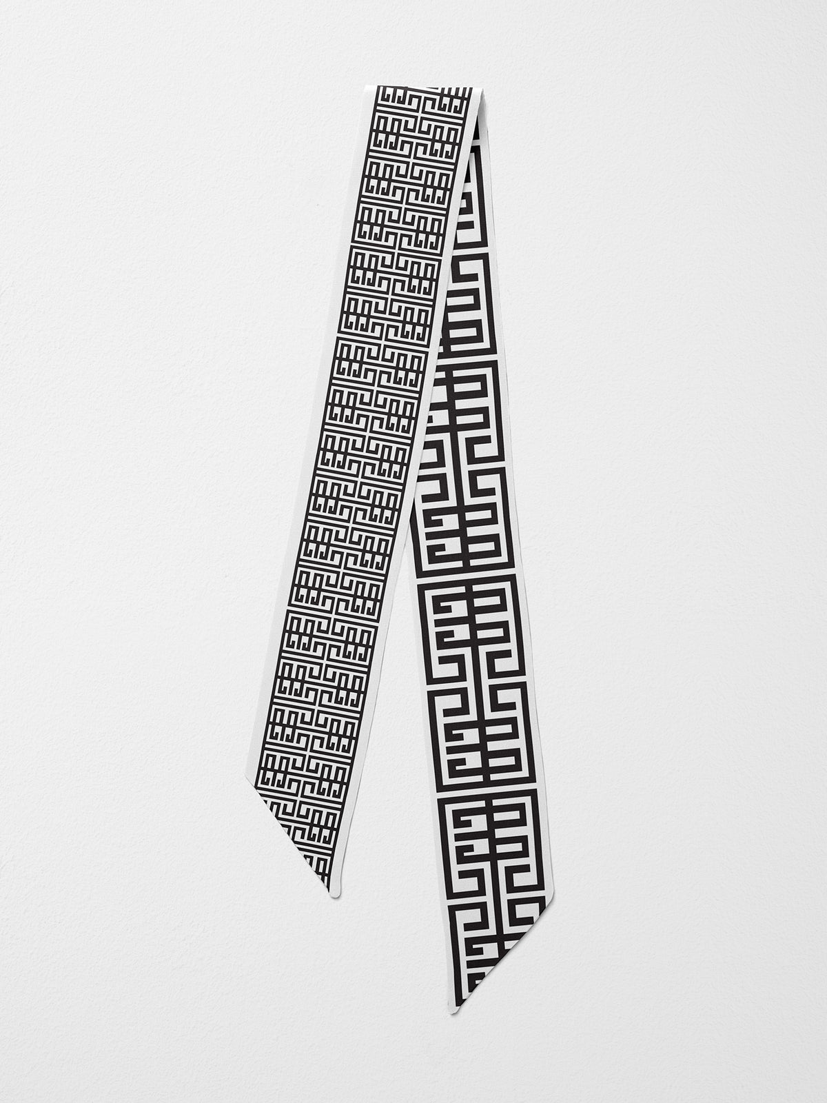 Hand-Stitched Silk Scarfette
