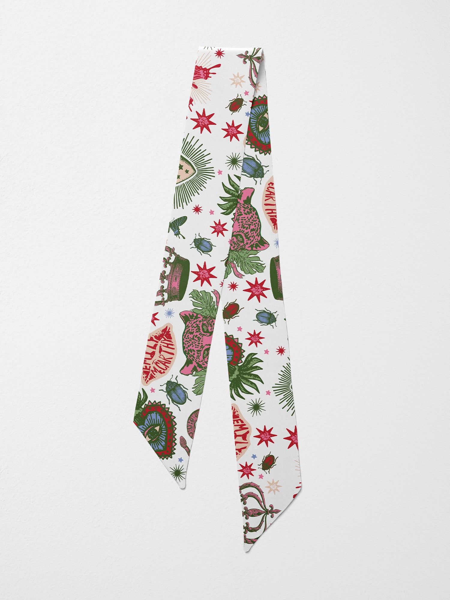 Hand-Stitched Silk Scarfette