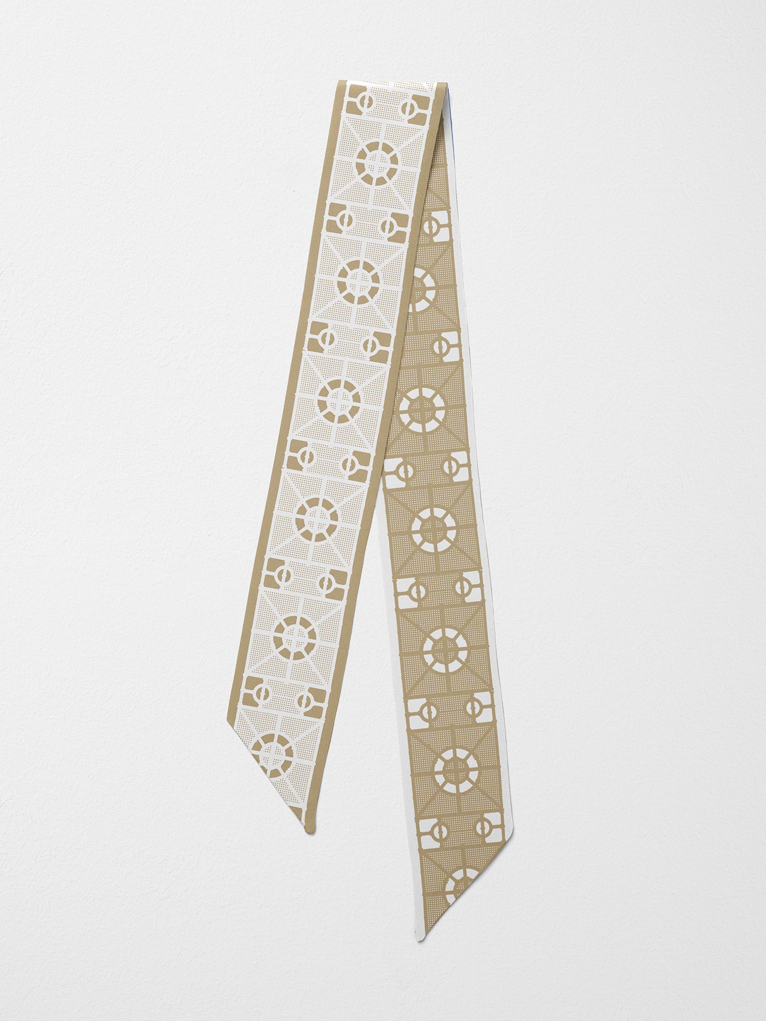 Hand-Stitched Silk Scarfette