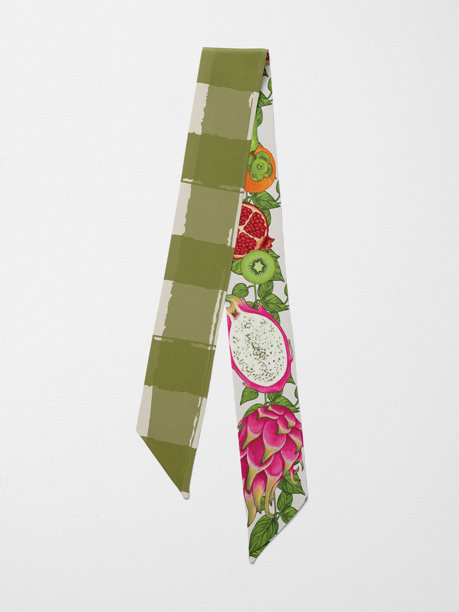 Hand-Stitched Silk Scarfette