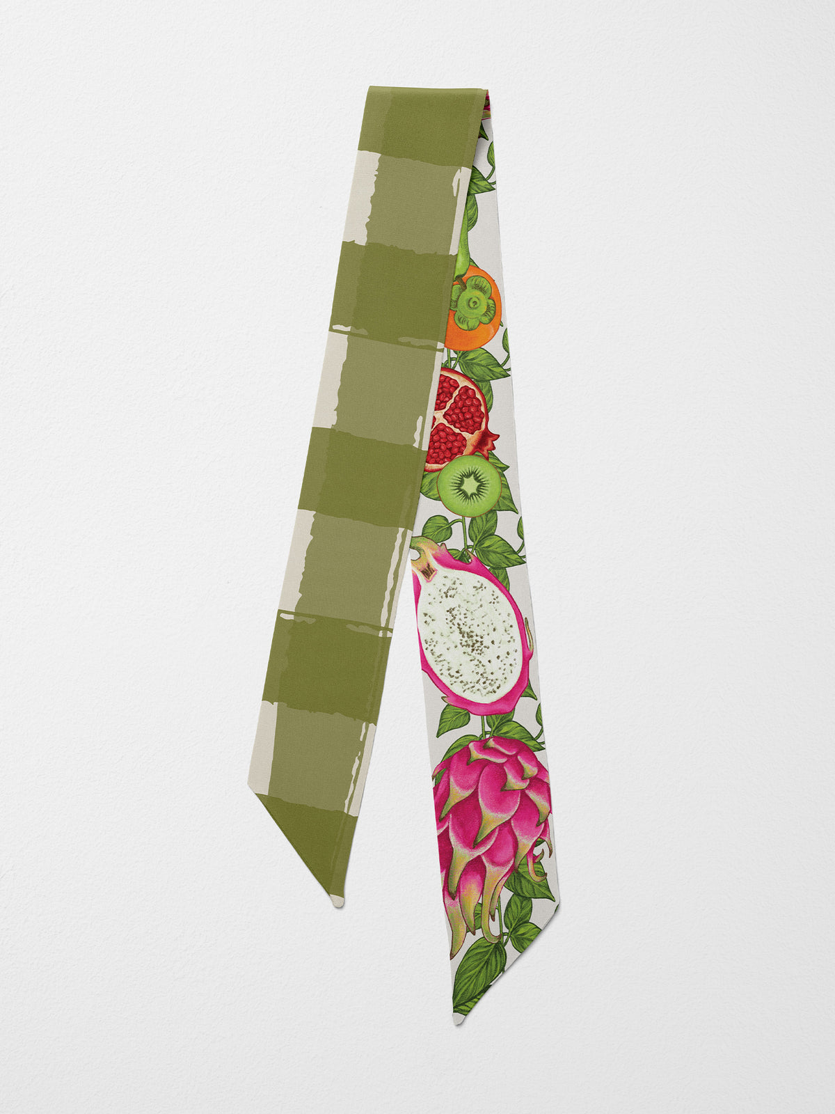 Hand-Stitched Silk Scarfette