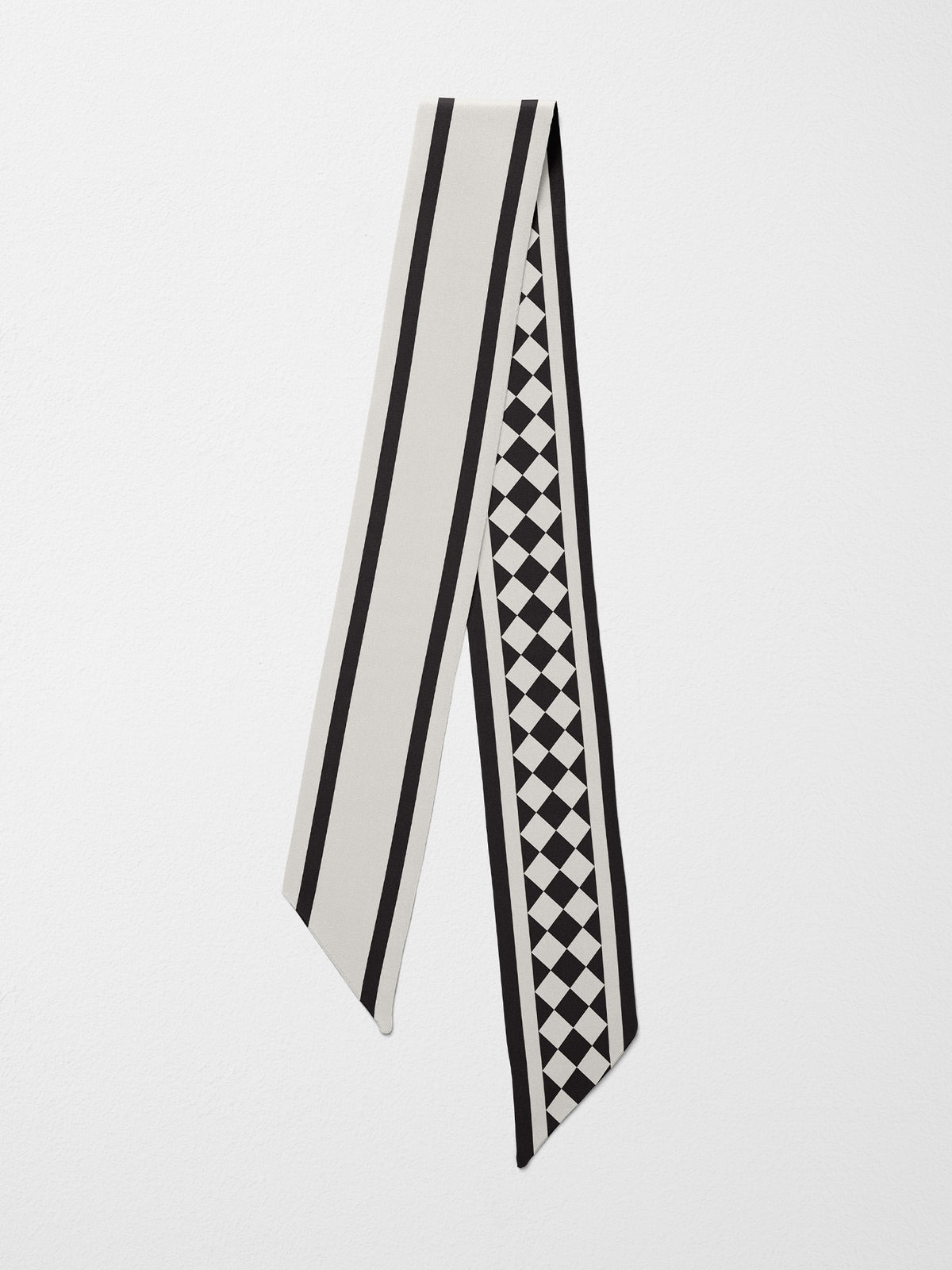 Hand-Stitched Silk Scarfette