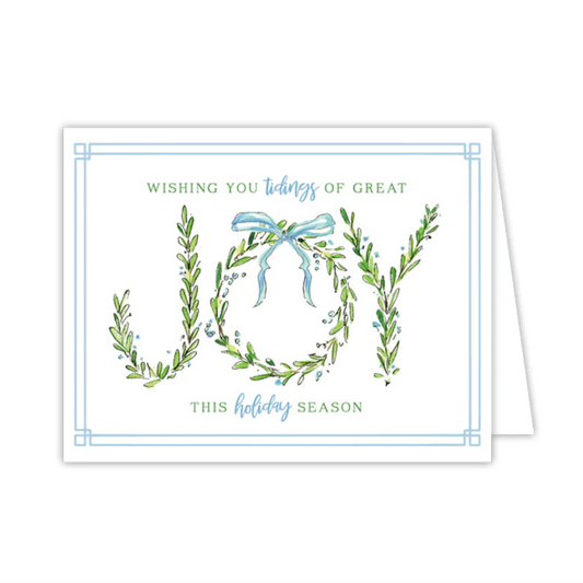 Greeting Card - Wishing You Tidings of Great Joy This Holiday Season
