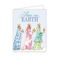 Greeting Card - Peace on Earth Handpainted Wisemen