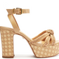 Kareena Woven Platform - Light Nude