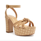 Kareena Woven Platform - Light Nude