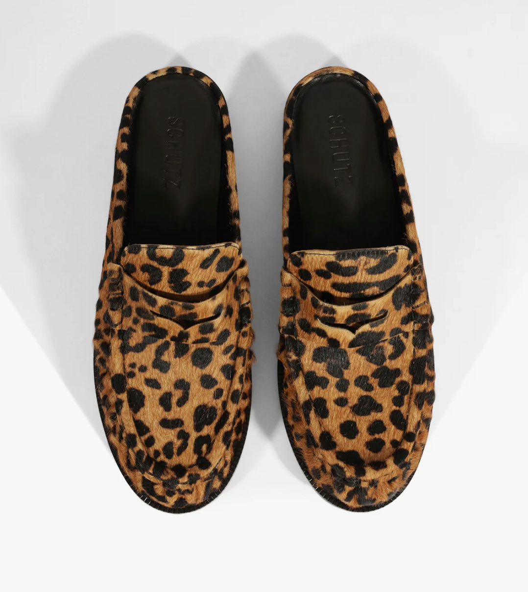 Tyche Mule - Mule Hair Calf Flat