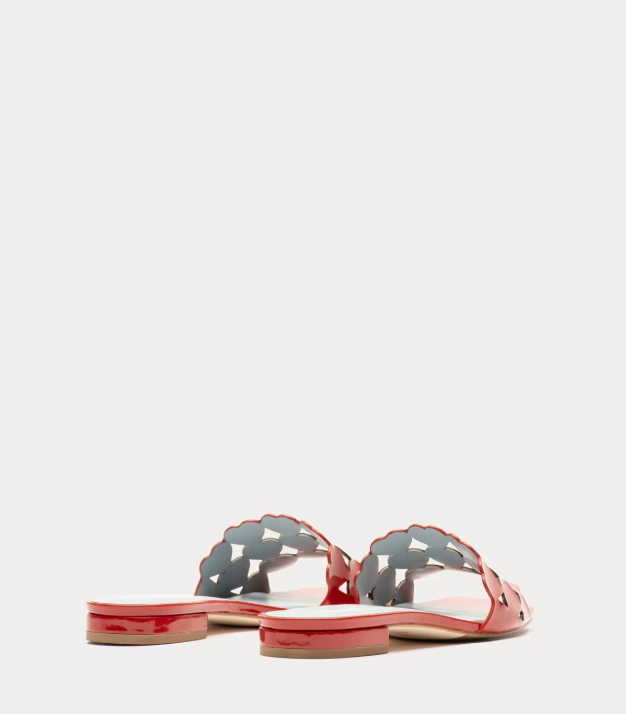 Flat Heart Slide - Red