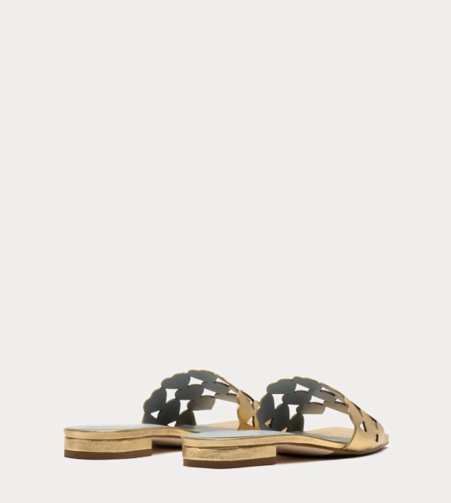 Flat Heart Slide - Platino