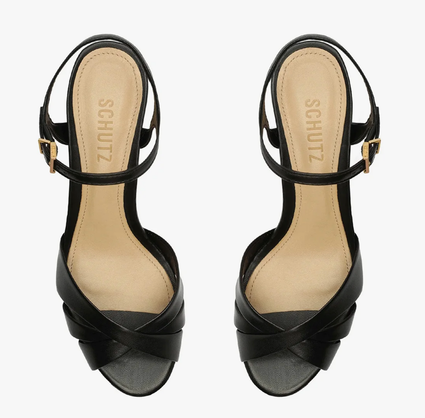 Keefa Nappa Leather Platform - Black