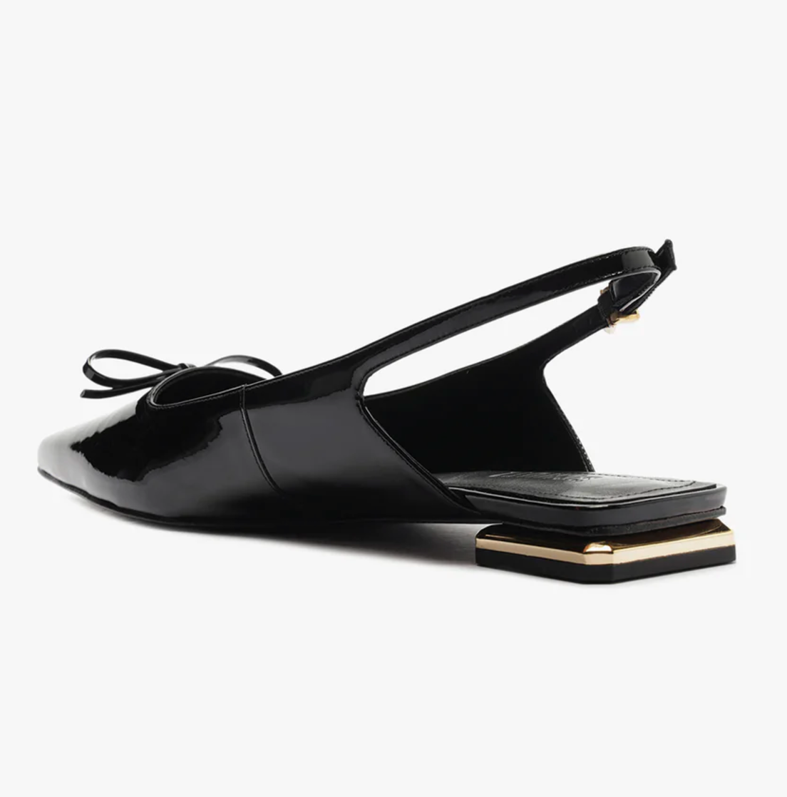 Violetta Sculpt Flat - Black